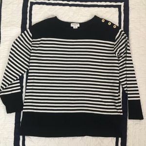 Jones New York striped top Sz M